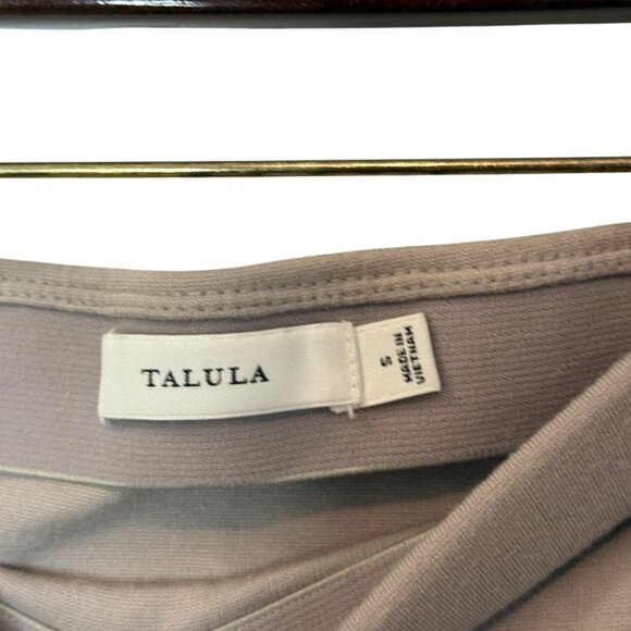 Talula tan grey mini skirt with asymmetrical hemline size S - Picture 3 of 3